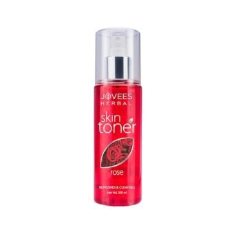 Jovees Herbal Rose Skin Toner | For Youthful Skin, Tightens Pores, Healthy Glow | 100% Natural | For Normal to Dry Skin 200ml