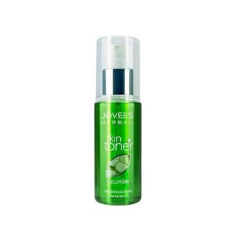 Jovees Herbal Cucumber Skin Toner | Toner for Oily & Acne Prone Skin | Cleansing Hydrating And Pore Tightening | 100% Natural | Paraben & Alcohol Free | 100 ml