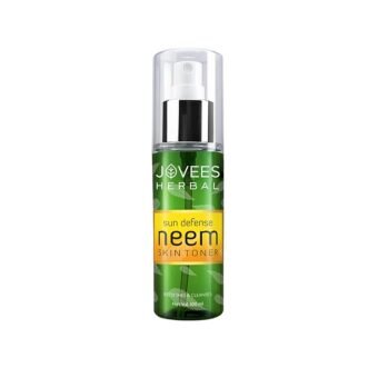 Jovees Herbal Sun Defence Neem Skin Toner | Prevents Dry Skin | Pore Tightening | For Protection Against Sun Damage & Tanning | Paraben & Alcohol Free | 100ml