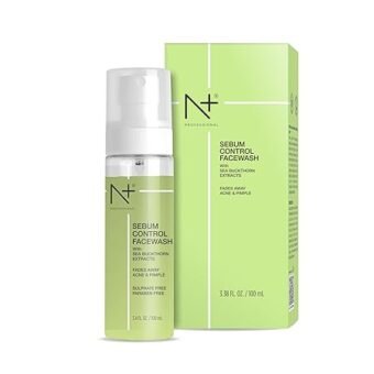 N Plus Professional Sebum Control facewash, Fades away acne and pimples, 100ML