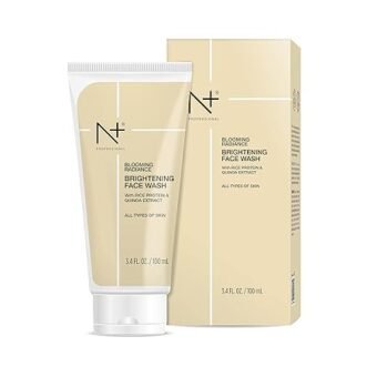 N Plus Professional Blooming Radiance Brightening Face wash, Enriched with Rice Protein & Quinoa Extract.