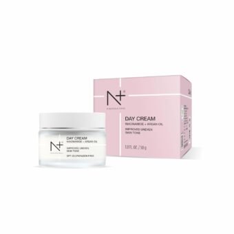 N Plus Professional Day Cream, With Niacinamide and Argan Oil, Improves Uneven Skin Tone With SPF 20, 50G