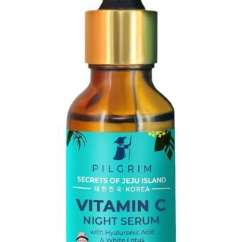 PILGRIM Korean 5% Vitamin C Face Serum (Oil Based) for glowing skin with Hyaluronic acid | Vitamin c serum for radiant skin | Women & Men | Korean Skin Care | Vegan & Cruelty-free | 30ml