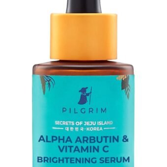 Pilgrim 2% Alpha Arbutin & 3% Vitamin C Brightening Face Serum for glowing skin| Alpha arbutin face serum|All skin types | Men & Women| Korean Skin Care| Vegan & Cruelty-free | 30ml