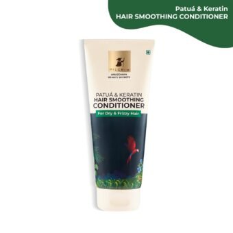 Pilgrim Patuá & Keratin Hair SMOOTHENING SHAMPOO for Dry & Frizzy hair | Sulphate & Paraben free shampoo for Women & Men | Shampoo for hair Smoothening & healthy scalp | 200 ml