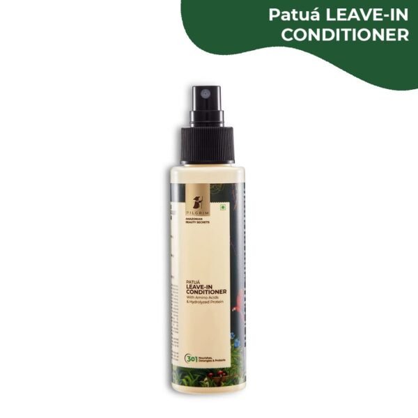 Pilgrim Patuá LEAVE-IN CONDITIONER for frizzy hair with amino acids & hydrolyzed protein|3-In-1 Conditioner that nourishes, detangles & protects| Conditioner for curly & wavy hair| Women & me