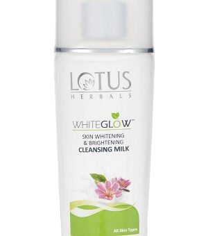 Lotus Herbals Whiteglow Skin Whitening & Brightening Cleansing Milk|Remove Dead Cells|80ml