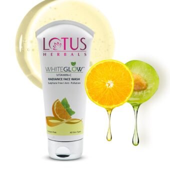 Lotus Herbals WhiteGlow Vitamin C Radiance Face Wash | For Dark Spots & Dull Skin | Anti- Pollution | 50g