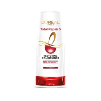 L’Oreal Paris Conditioner, For Damaged and Weak Hair, With Pro-Keratin + Ceramide, Total Repair 5, 180ml