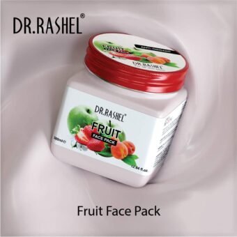 DR.RASHEL Fruit Face Pack for Glowing Skin, Oil Control, Acne, Pimples, Detan, Blemishes, Pigmentation & Brightening, Face Cleansing for Face & Body (380 Ml)