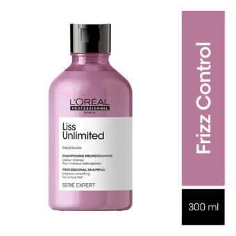 L’Oréal Professionnel Liss Unlimited Professional Shampoo For Unruly Hair, 300ML | Intensive Smoothing Shampoo