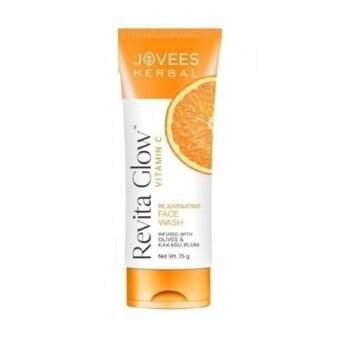 Jovees Herbal Vitamin C Face Wash 75g | Revita Glow | Vitamin C Rejuvenating Facewash | Infused with Kakadu Plum and Olives